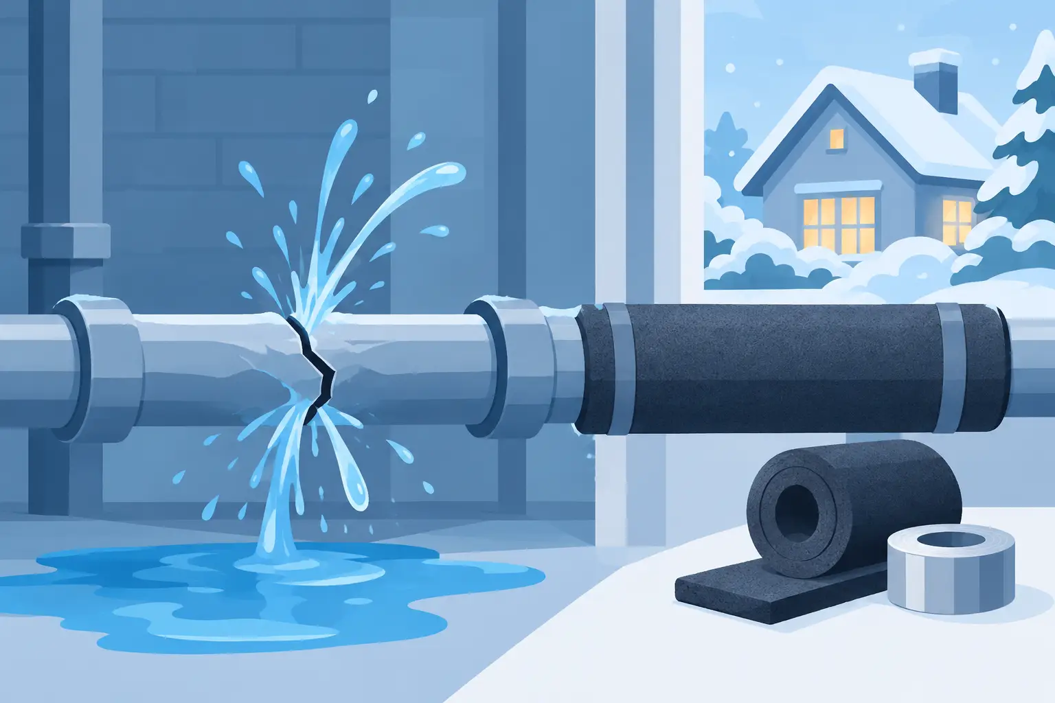 Why Pipes Burst in Winter and How to Prevent It