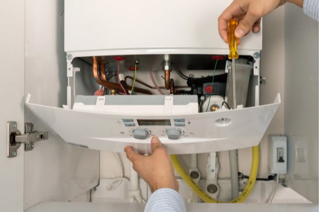 what happens during a boiler service?